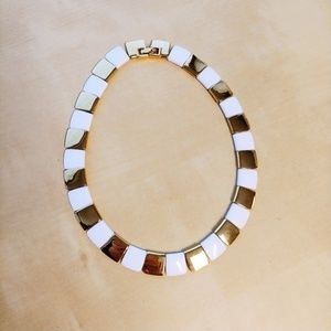 Necklace Monet white gold tone